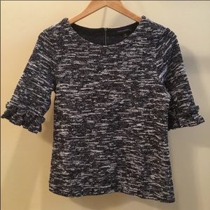 Super cute Banana Republic soft tweed top